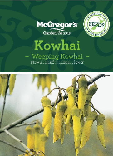 McGregor's Kowhai N.Z. Native Seed Packet