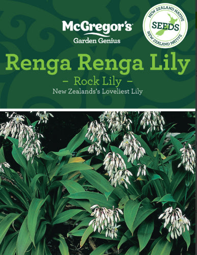 McGregor's Renga Renga Lily N.Z. Native Seed Packet
