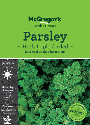 McGregor's Herb Parsley Triple Curled Seed Packet