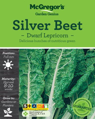 McGregor's Silverbeet Dwarf Lepricorn Vegetable Seed Packet