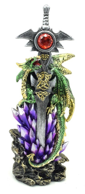 Ornament - Fantasy Dragon Sword (9.5 x 6 x 24.2cm)