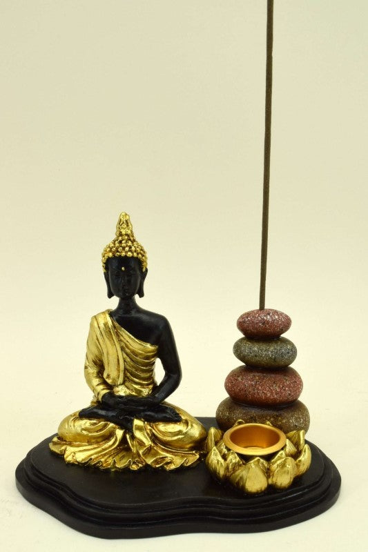 Incense Burner - Buddha (13.3 × 7.7 × 10.7cm)