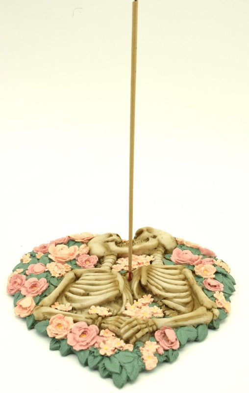 Incense Holders - Skeletons Kissing (14.5 x 2 x 14cm)
