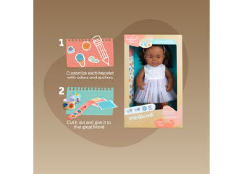 Miniland -My Friends & Me Baby Doll Australian Aboriginal Gir