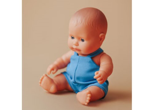 Miniland -My Friends & Me Caucasian Boy Baby Doll 21Cm
