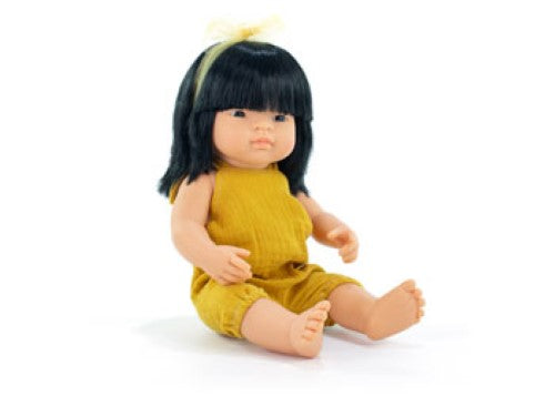 Miniland -My Friends & Me Baby Doll Asian Girl 38Cm