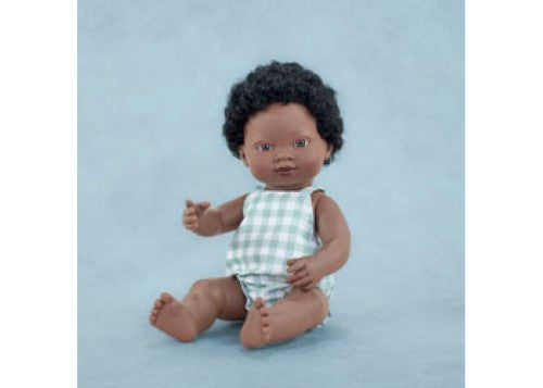 Miniland -My Friends & Mee Baby Doll African Boy 38Cm