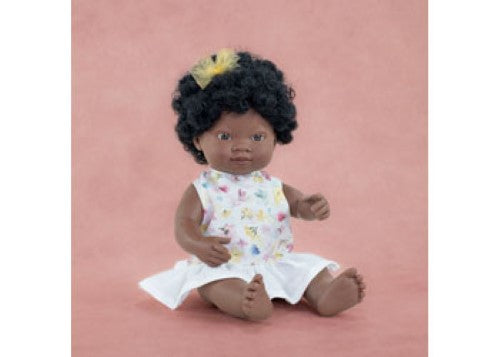 Miniland -Mf&E Baby Doll African Girl 38Cm