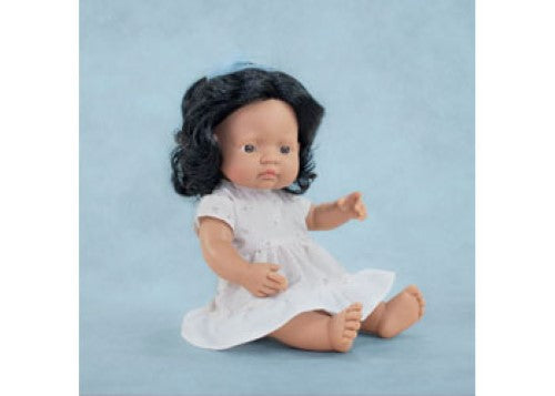 Miniland -My Friends & Me Baby Doll Latin Girl 38Cm