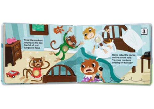 Melissa & Doug - Poke-A-Dot - 10 Little Monkeys Book