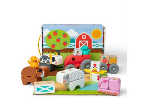 Melissa & Doug - Blockables Farm Play Set