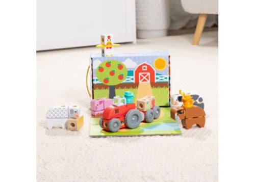 Melissa & Doug - Blockables Farm Play Set