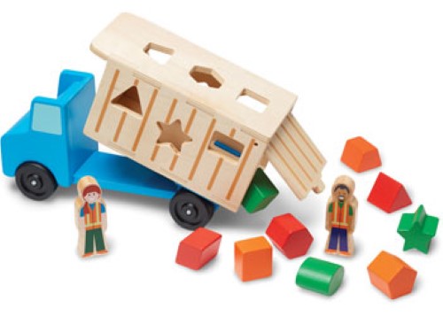 Melissa & Doug - Shape-Sorting Dump Truck