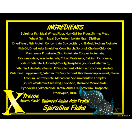 Aquatic Food Xtreme Spirulina Flake 14g