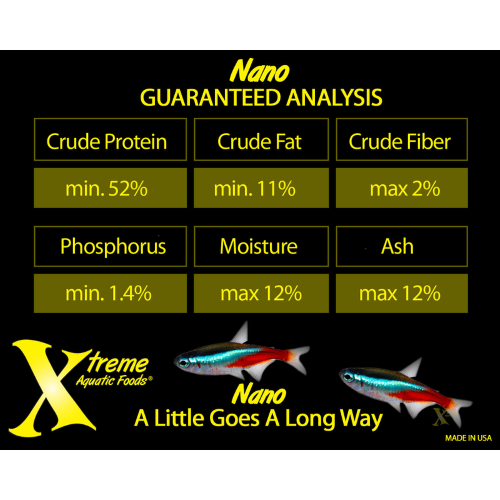 Aquatic Food Xtreme Nano 0.5mm Pellet 70g