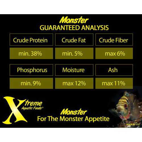 Aquatic Food Xtreme Monster 9mm Pellet 510g