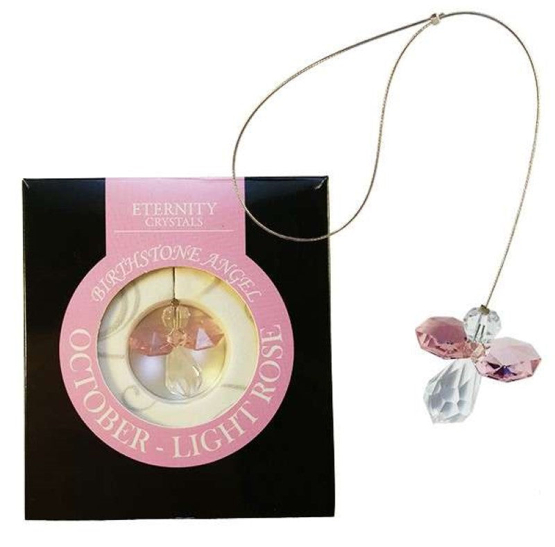 Birthstone Suncatcher - Eternity Crystals Oct 10.2 x 7 x 1.6cm (Set of 2)