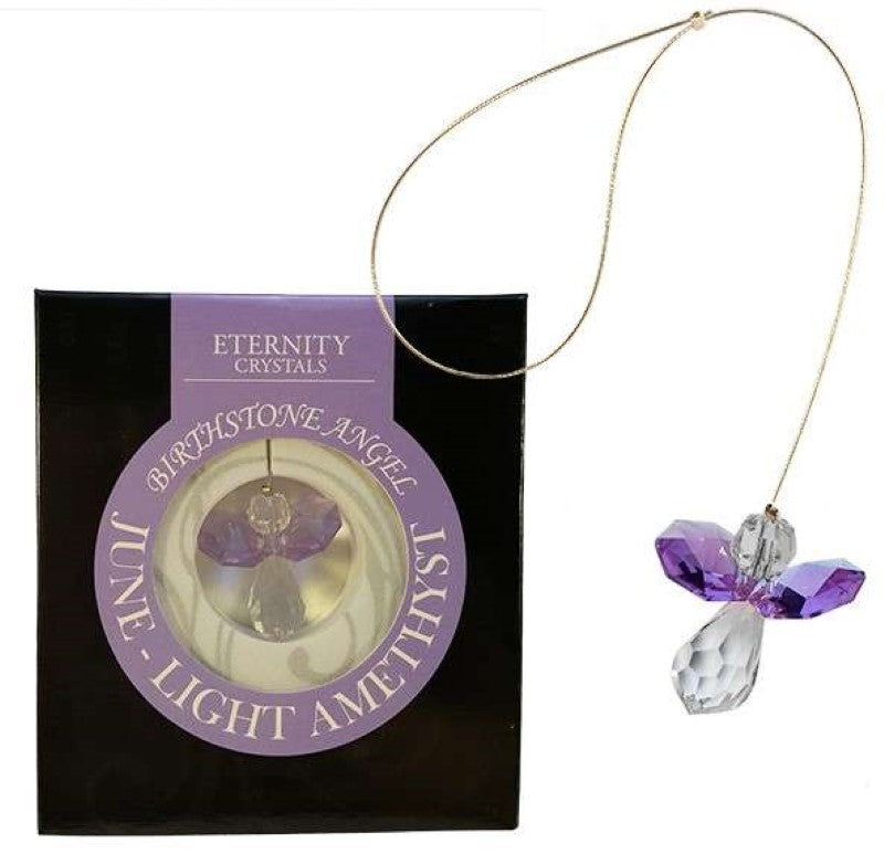 Birthstone Suncatcher - Eternity Crystals June 10.2 x 7 x 1.6cm (Set of 2)