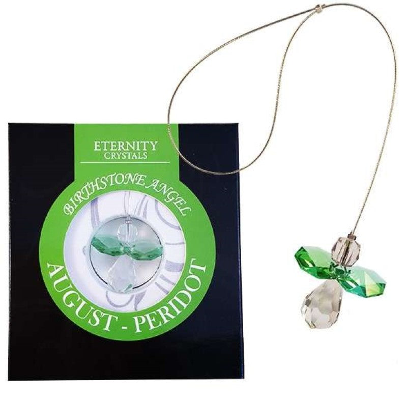 Birthstone Suncatcher - Eternity Crystals Aug 10.2 x 7 x 1.6cm (Set of 2)