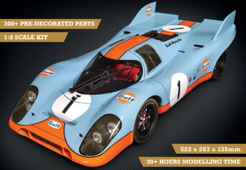 Diecast Kitset -c1/8 Kit: Porsche 917K Gulf #1