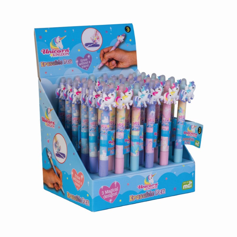 Erasable Pen - Unicorn (Set of 36 Assorted)