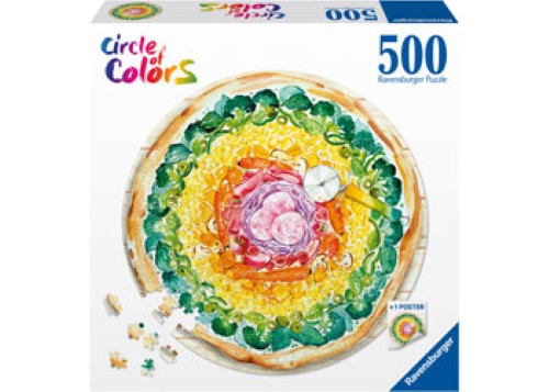 Ravensburger - Pizza Circle Puzzle 500pC