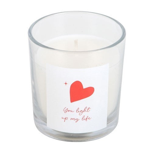 You Light Up My Life Strawberry Candle