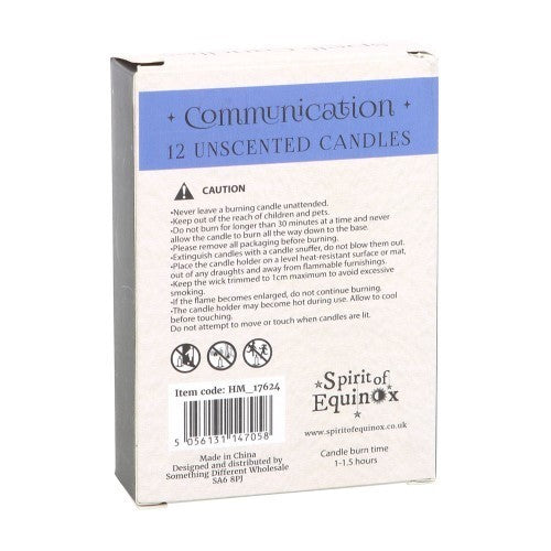 Set of 12 Communication Unscented Spell Candles