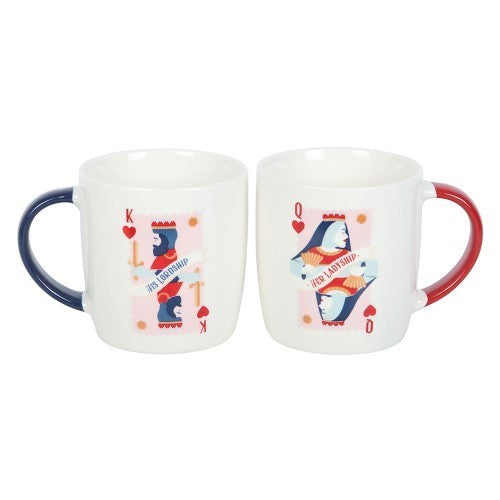 Her Ladyship & His Lordship Ceramic Couples Mug Set