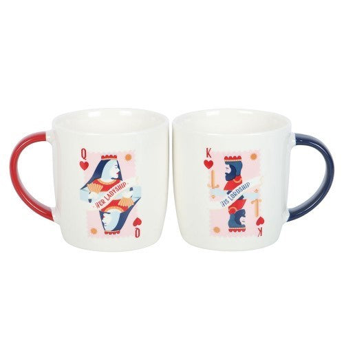 Her Ladyship & His Lordship Ceramic Couples Mug Set