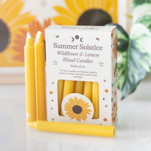 Wildflower & Lemon Summer Ritual Candles Pack of 12