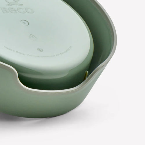 Dog Bowl Beco Steady Cat Bowl - Olive Green