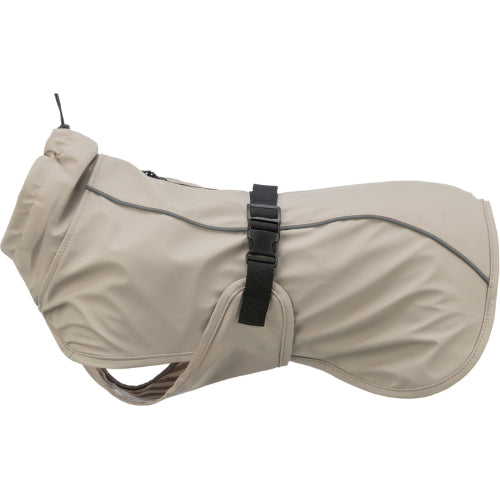 Dog Clothing Coats Waterproof BE NORDIC Raincoat S: 35cm Sand