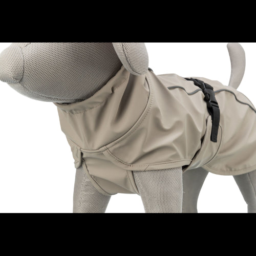 Dog Clothing Coats Waterproof BE NORDIC Raincoat S: 35cm Sand