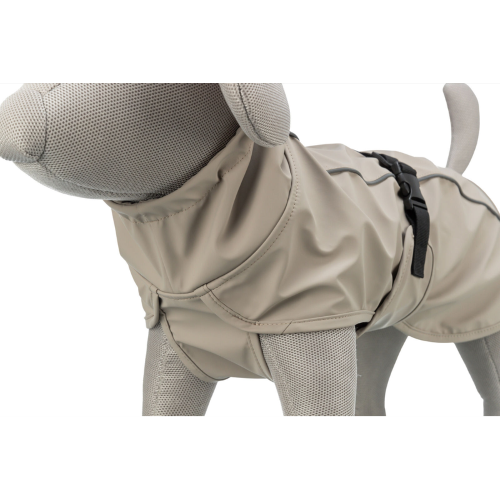 Dog Clothing Coats Waterproof BE NORDIC Raincoat S: 35cm Sand