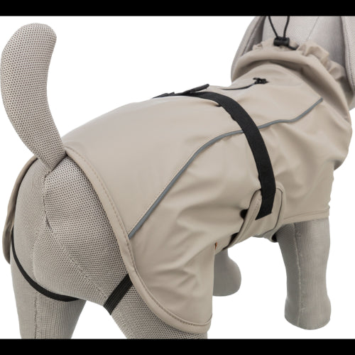 Dog Clothing Coats Waterproof BE NORDIC Raincoat S: 40cm Sand