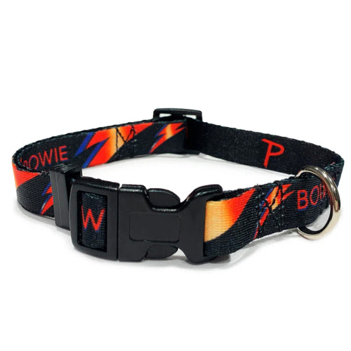 Dog Bowie Lightning Bolt Collar - MEzydog 34-56cm