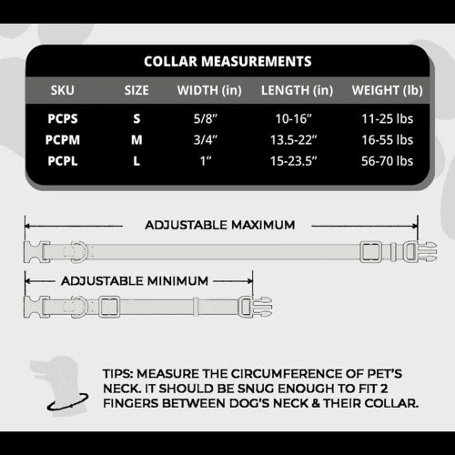 Dog Boho Collar - Sml 25-40cm