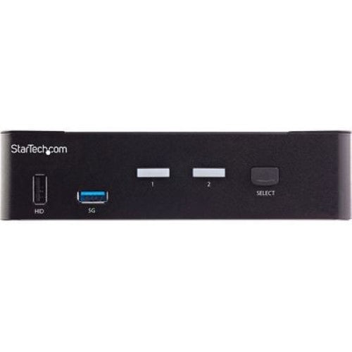 2 Port HDMI KVM Switch 4K 60Hz w USB Hub