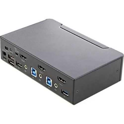 2 Port HDMI KVM Switch 4K 60Hz w USB Hub