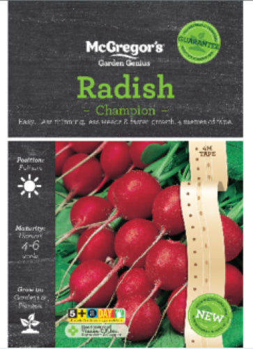 McGregor's Radish Champion Seed Packet