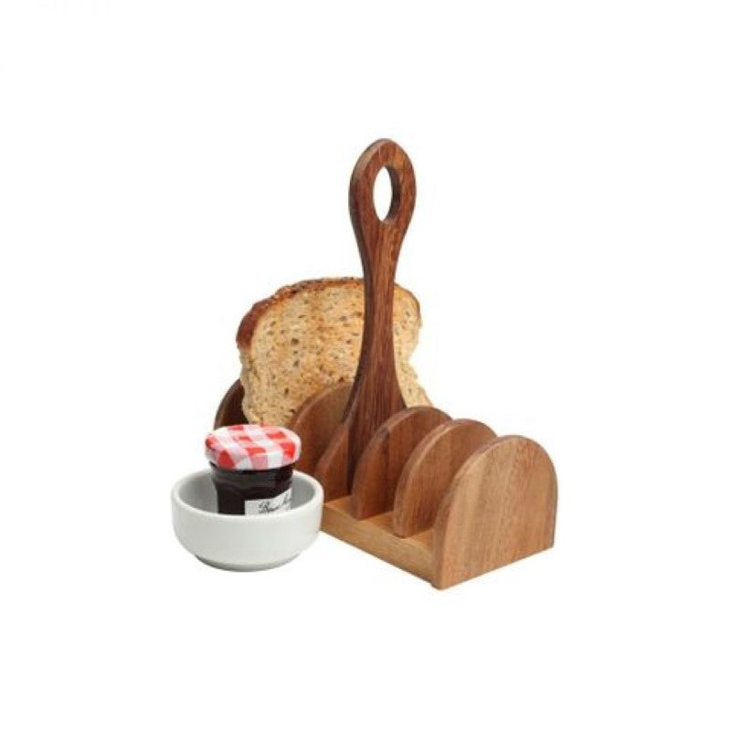 Baroque Toast Rack In Rustic Acacia