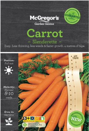 McGregor's Carrot Slenderette Seed Packet
