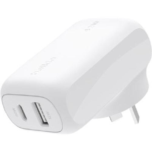 Belkin BOOSTCHARGE DUAL USB-A WALL CHARGER 24W (WCB009AUWH)