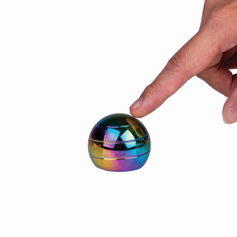 Metallic Rainbow Gyro (3.9 x 3.9 x 3.3cm)