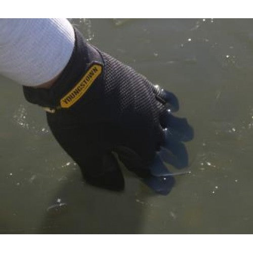 Youngstown XXL waterproof winter work gloves with micro-fleece lining, non-slip grip, and insulated protection for harsh conditions.