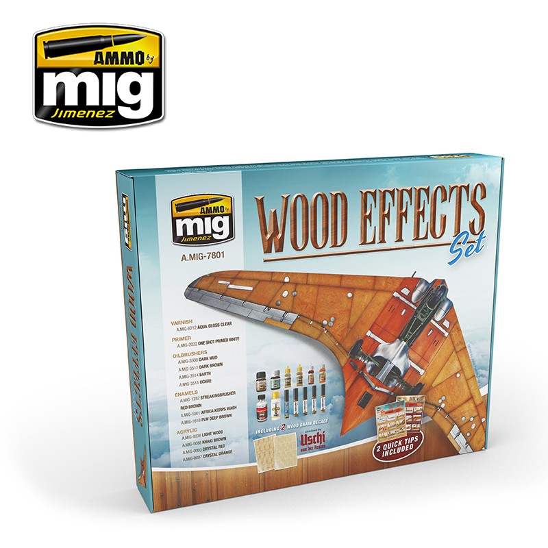 Ammo by MIG - Weathering - Wood Effects Set