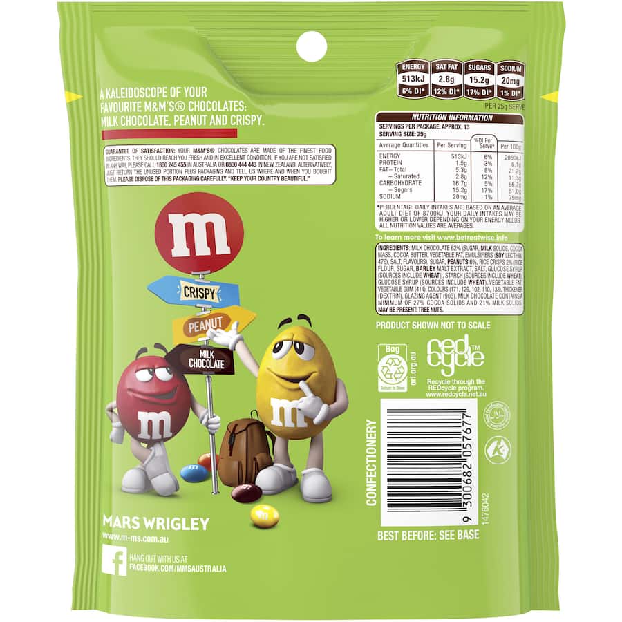M&ms Sweets Mix Ups Pouch 335g