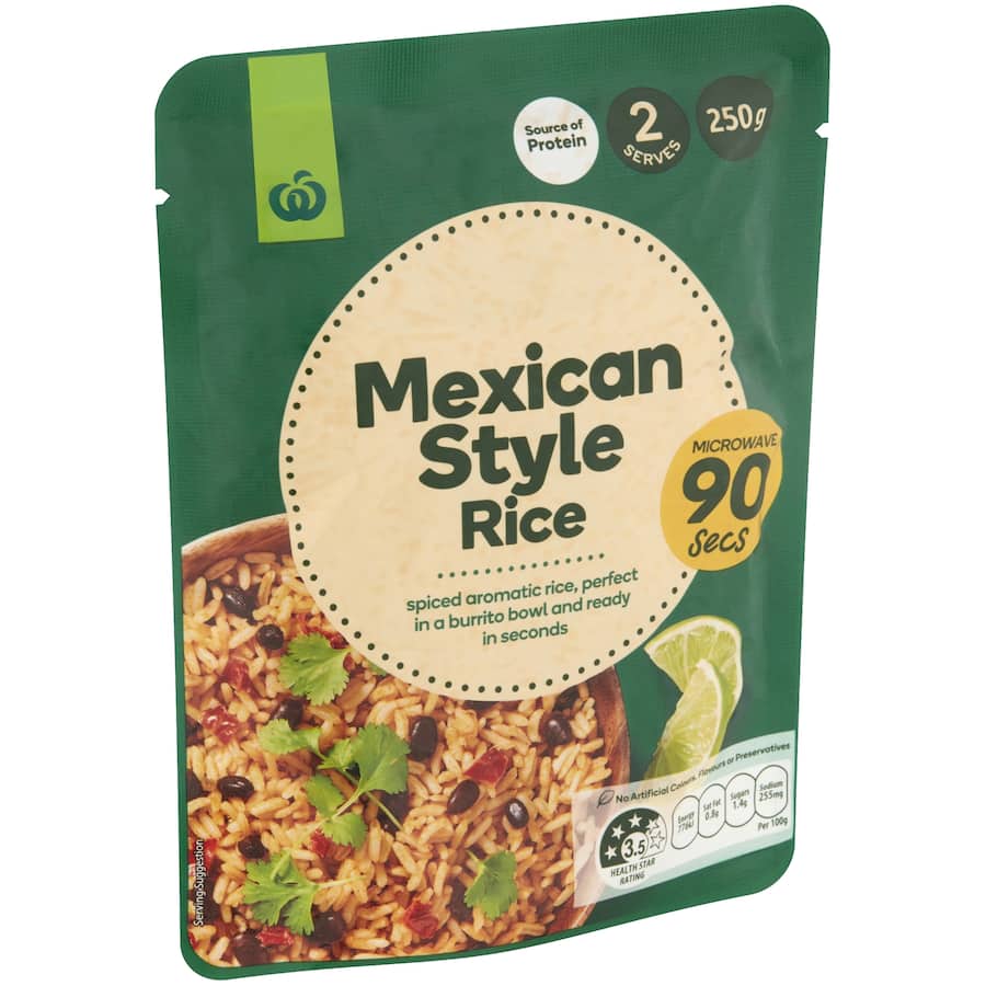 Woolworths Mexican Style Rice 250g