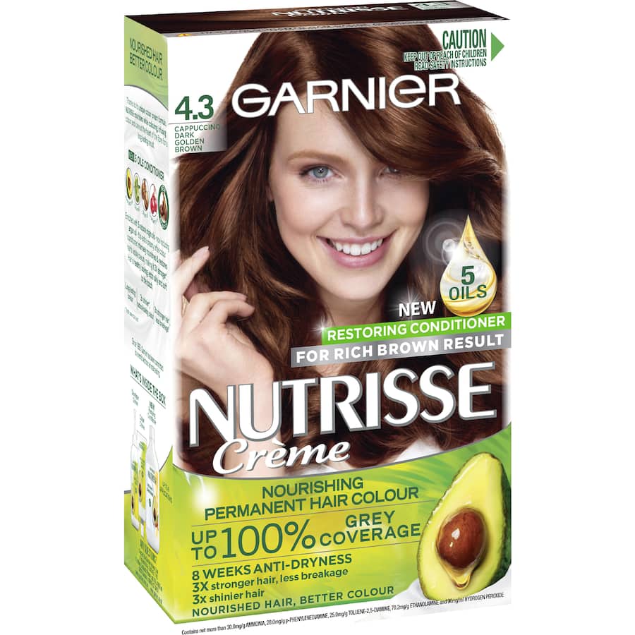 Garnier Nutrisse Hair Colour Cappuccino 4.3 1pack